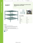 Regency Space Solutions 460G3636K33 Specsheet Regency Space Solutions 460G3636K33 Specsheet