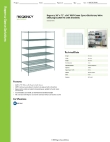 Regency Space Solutions 460G3672K96 Specsheet