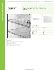 Regency Space Solutions 460MATCL3648 Specsheet Regency Space Solutions 460MATCL3648 Specsheet