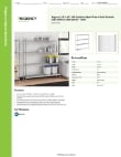 Regency Space Solutions 460SB1460K64 Specsheet Regency Space Solutions 460SB1460K64 Specsheet