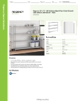 Regency Space Solutions 460SB1472K64 Specsheet Regency Space Solutions 460SB1472K64 Specsheet