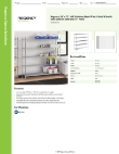 Regency Space Solutions 460SB1872K75 Specsheet Regency Space Solutions 460SB1872K75 Specsheet