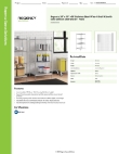 Regency Space Solutions 460SB2430K64 Specsheet Regency Space Solutions 460SB2430K64 Specsheet
