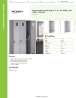 Regency Space Solutions 600LC31125AG Specsheet