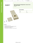 Regency Space Solutions 600LCKBRKTB Specsheet Regency Space Solutions 600LCKBRKTB Specsheet