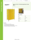 Regency Space Solutions 784C244891YL Specsheet Regency Space Solutions 784C244891YL Specsheet