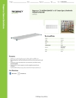 Regency Space Solutions 460DM1860 Specsheet