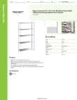 Regency Space Solutions 460SS1448K85 Specsheet Regency Space Solutions 460SS1448K85 Specsheet