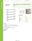 Regency Space Solutions 460SW1248K65 Specsheet Regency Space Solutions 460SW1248K65 Specsheet