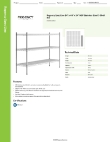Regency Space Solutions 460SW1448K33 Specsheet