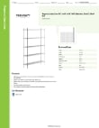 Regency Space Solutions 460SW1460K85 Specsheet