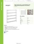 Regency Space Solutions 460SW1472K85 Specsheet Regency Space Solutions 460SW1472K85 Specsheet