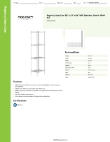 Regency Space Solutions 460SW1824K84 Specsheet Regency Space Solutions 460SW1824K84 Specsheet