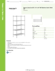 Regency Space Solutions 460SW1836K65 Specsheet