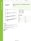 Regency Space Solutions 460SW1872K64 Specsheet Regency Space Solutions 460SW1872K64 Specsheet