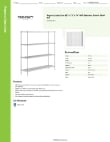 Regency Space Solutions 460SW1872K74 Specsheet Regency Space Solutions 460SW1872K74 Specsheet