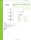 Regency Space Solutions 460SW2424K74 Specsheet