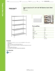 Regency Space Solutions 460SW2460K85 Specsheet