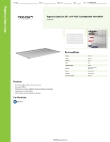 Regency Space Solutions 460SW3660 Specsheet