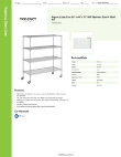 Regency Space Solutions 460SW2460KTC Specsheet