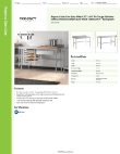 Regency Spec Line 600TUS3060B Specsheet Regency Spec Line 600TUS3060B Specsheet
