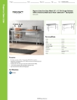 Regency Spec Line 600TUS3072B Specsheet Regency Spec Line 600TUS3072B Specsheet