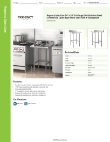 Regency Spec Line 600WTS24X24B Specsheet Regency Spec Line 600WTS24X24B Specsheet