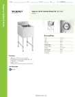 Regency Tables & Sinks 600B12114 Specsheet Regency Tables & Sinks 600B12114 Specsheet