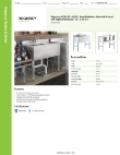 Regency Tables & Sinks 60B2101413RK Specsheet
