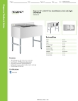 Regency Tables & Sinks 600B2101413R Specsheet