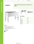 Regency Tables & Sinks 600B21014213 Specsheet
