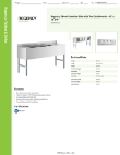 Regency Tables & Sinks 600B31014213 Specsheet