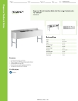 Regency Tables & Sinks 600B31014219 Specsheet