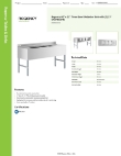 Regency Tables & Sinks 600B32160213 Specsheet Regency Tables & Sinks 600B32160213 Specsheet
