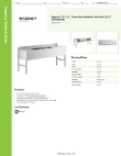 Regency Tables & Sinks 600B32172219 Specsheet Regency Tables & Sinks 600B32172219 Specsheet