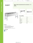 Regency Tables & Sinks 600B41014213 Specsheet