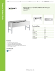 Regency Tables & Sinks 600B42172213 Specsheet Regency Tables & Sinks 600B42172213 Specsheet