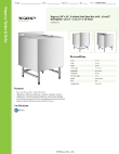 Regency Tables & Sinks 600BB2424KIT Specsheet Regency Tables & Sinks 600BB2424KIT Specsheet