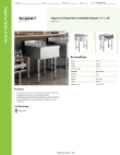 Regency Tables & Sinks 600DBU2124 Specsheet
