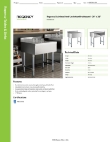 Regency Tables & Sinks 600DBU2130 Specsheet