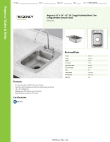 Regency Tables & Sinks 600DI114520 Specsheet