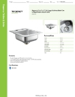 Regency Tables & Sinks 600DI1995 Specsheet