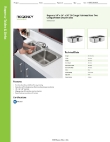 Regency Tables & Sinks 600DI2141620 Specsheet Regency Tables & Sinks 600DI2141620 Specsheet