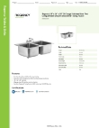 Regency Tables & Sinks 600DI21416R Specsheet Regency Tables & Sinks 600DI21416R Specsheet