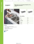 Regency Tables & Sinks 600DI3162020 Specsheet