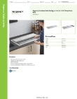 Regency Tables & Sinks 600DIB1836LD Specsheet Regency Tables & Sinks 600DIB1836LD Specsheet