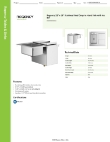 Regency Tables & Sinks 600DIHSWIB1821 Specsheet Regency Tables & Sinks 600DIHSWIB1821 Specsheet
