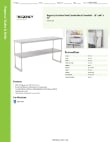 Regency Tables & Sinks 600DOS1860 Specsheet