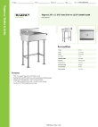 Regency Tables & Sinks 600FHDMS1824 Specsheet