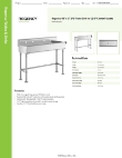 Regency Tables & Sinks 600FHDMS1848 Specsheet Regency Tables & Sinks 600FHDMS1848 Specsheet